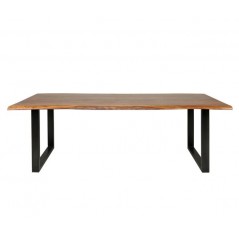 ZI Nutwood Dining Table 240cm Dark Grey